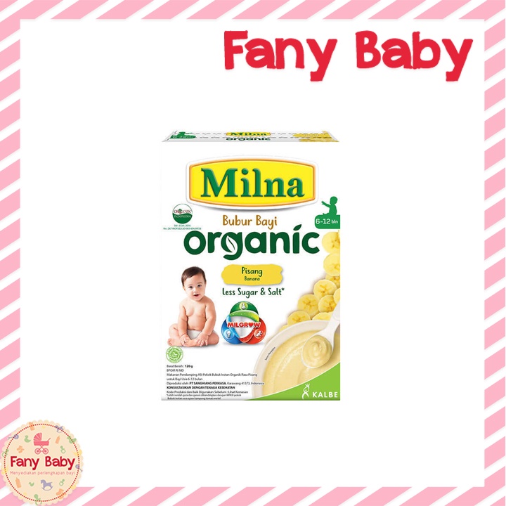 MILNA BUBUR BAYI ORGANIC 6-12BLN 120GR