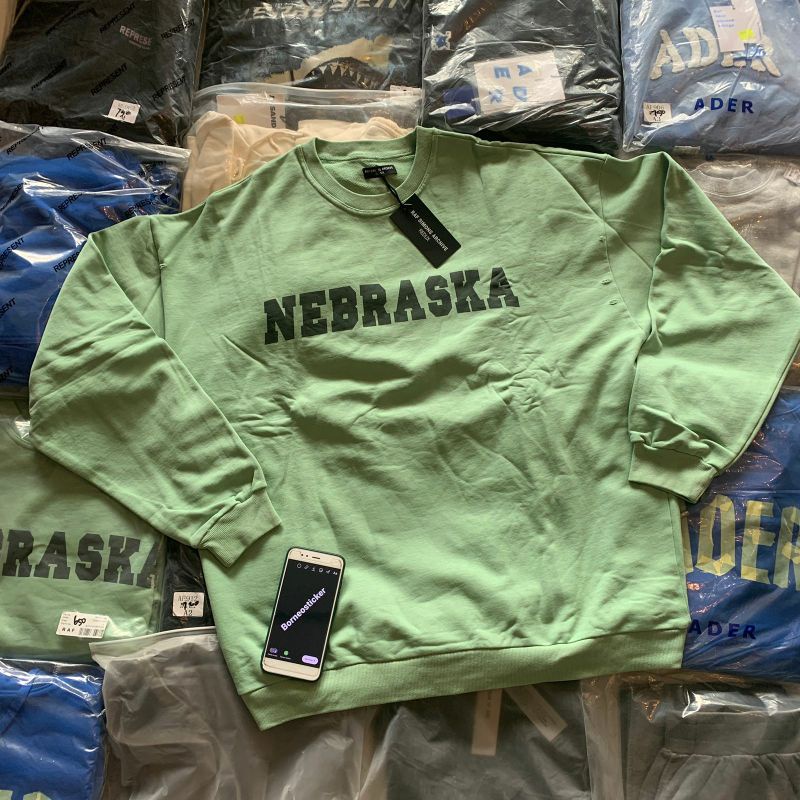 CREWNECK RAF SIMONS REDUX ARCHIVE NEBRASKA