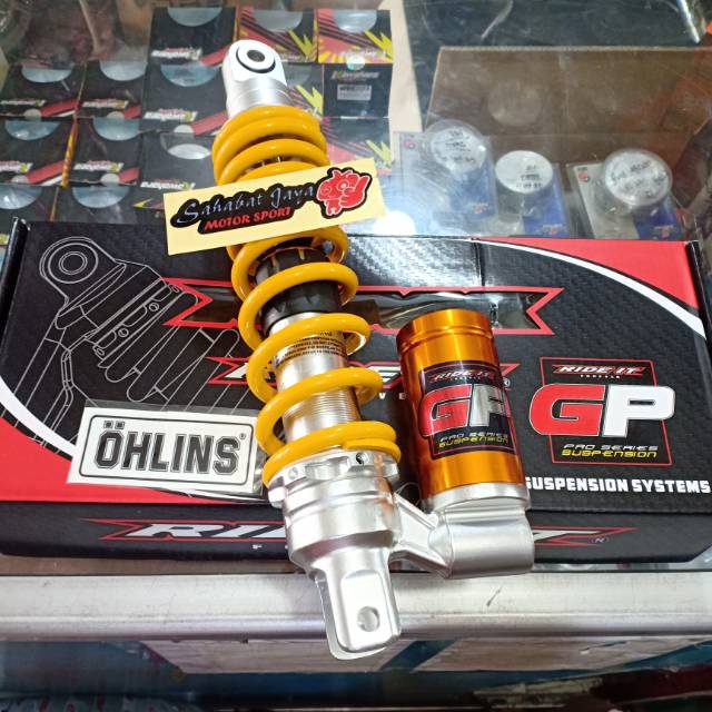 Shock Tabung Bawah Ride It GP Model OHLINS 310MM Mio Fino Soul Mio j Mio M3 Beat Scoopy Vario 110