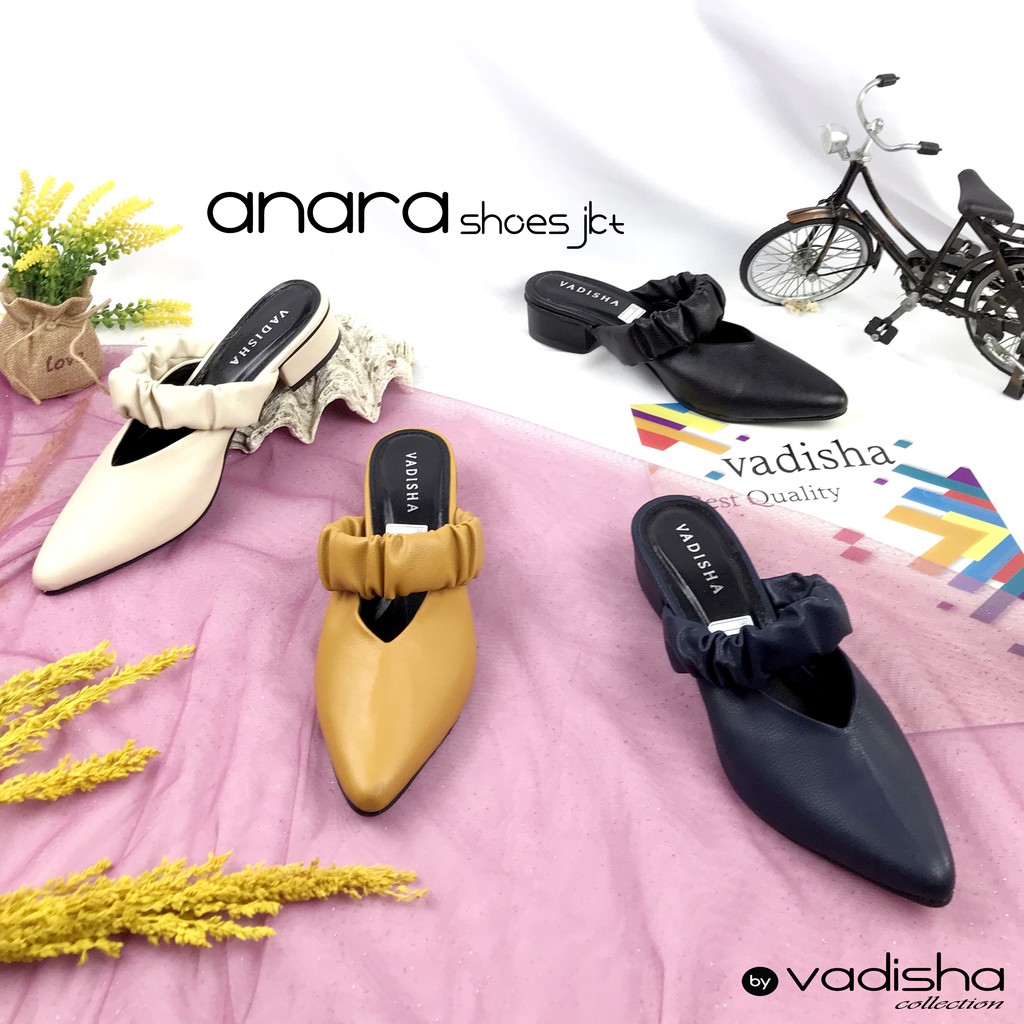 Anara_shoes sendal hak tahu wanita  HAK 3 cm   HI-06