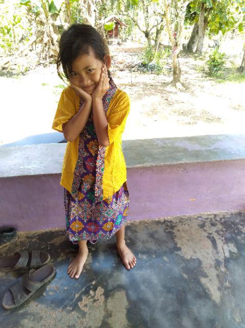 Kebaya Kutubaru Batik Anak