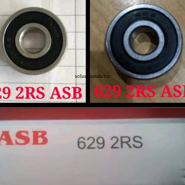 Laher 629 tutup karet Bering Starter Stater Kecil ASB Bearing rs 629rs