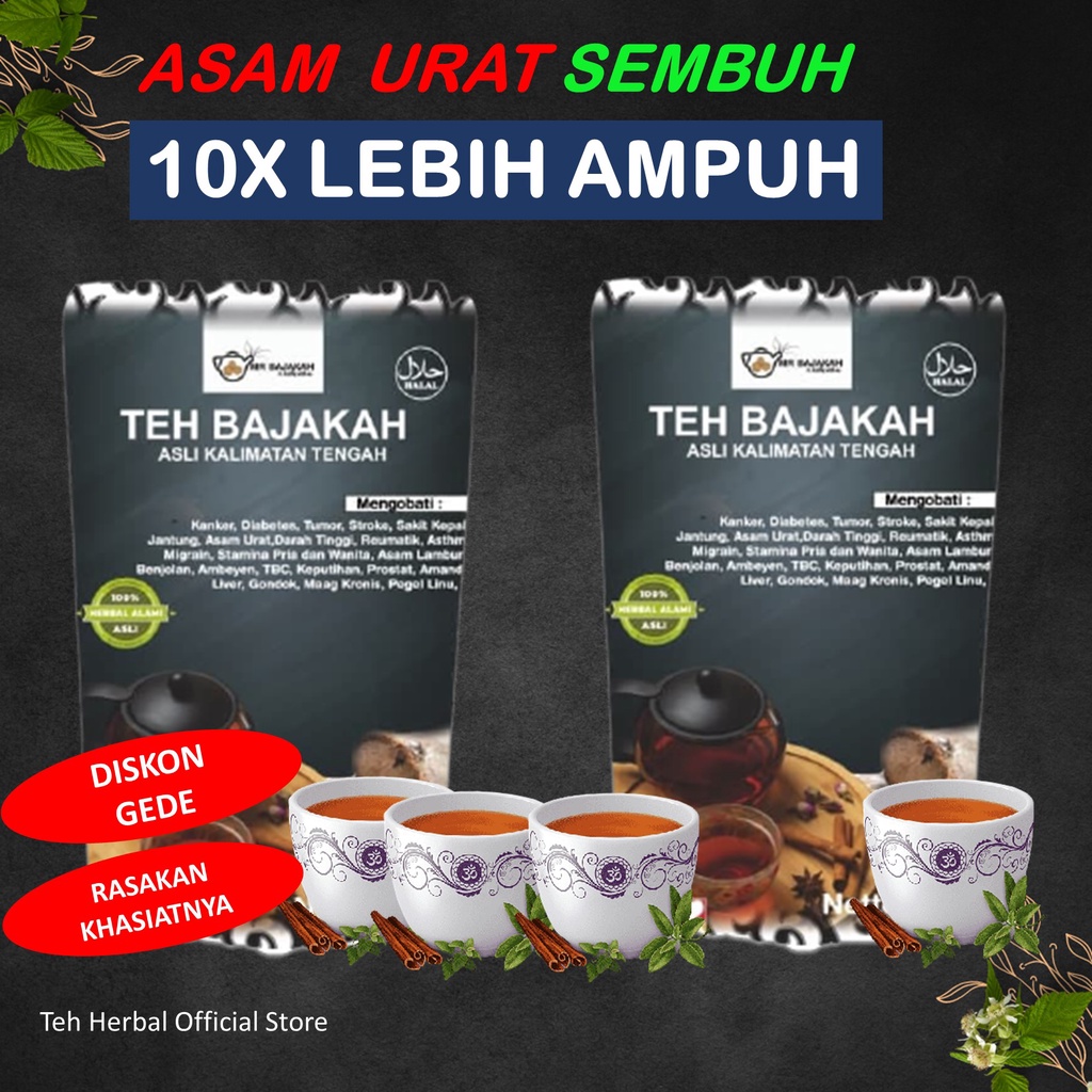 

Akar Bajakah Teh Herbal Asli Original Kalimantan Untuk Menyembuhkan Kolesterol Bersertifikat 100% Halal Isi 10 Sachet sk04