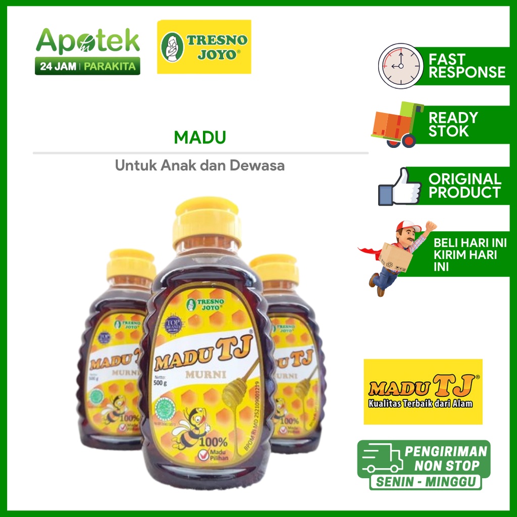 

Madu TJ Murni / Madu Murni Yang Mengandung Vitamin / Tersedia 150/ 250/ 500 Gram