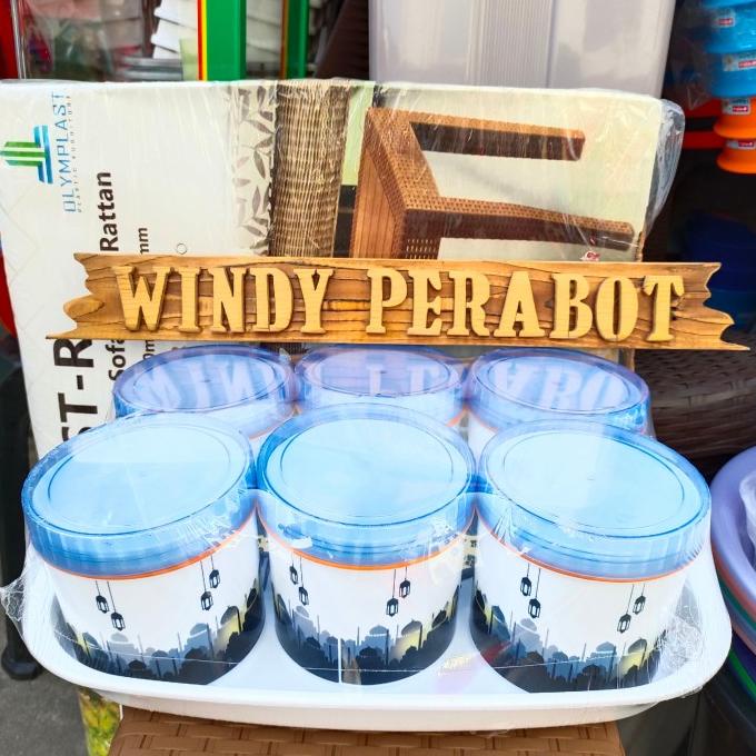 Toples Set Kue Calista/Toples Kue Nampan Jumbo 6+1 Toples Nampan