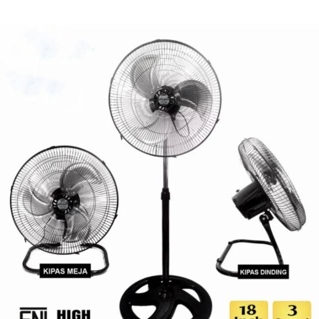 KIPAS ANGIN BERDIRI 3in1  BESI TD 18in STAND FAN 3in1 BESI TD 18in