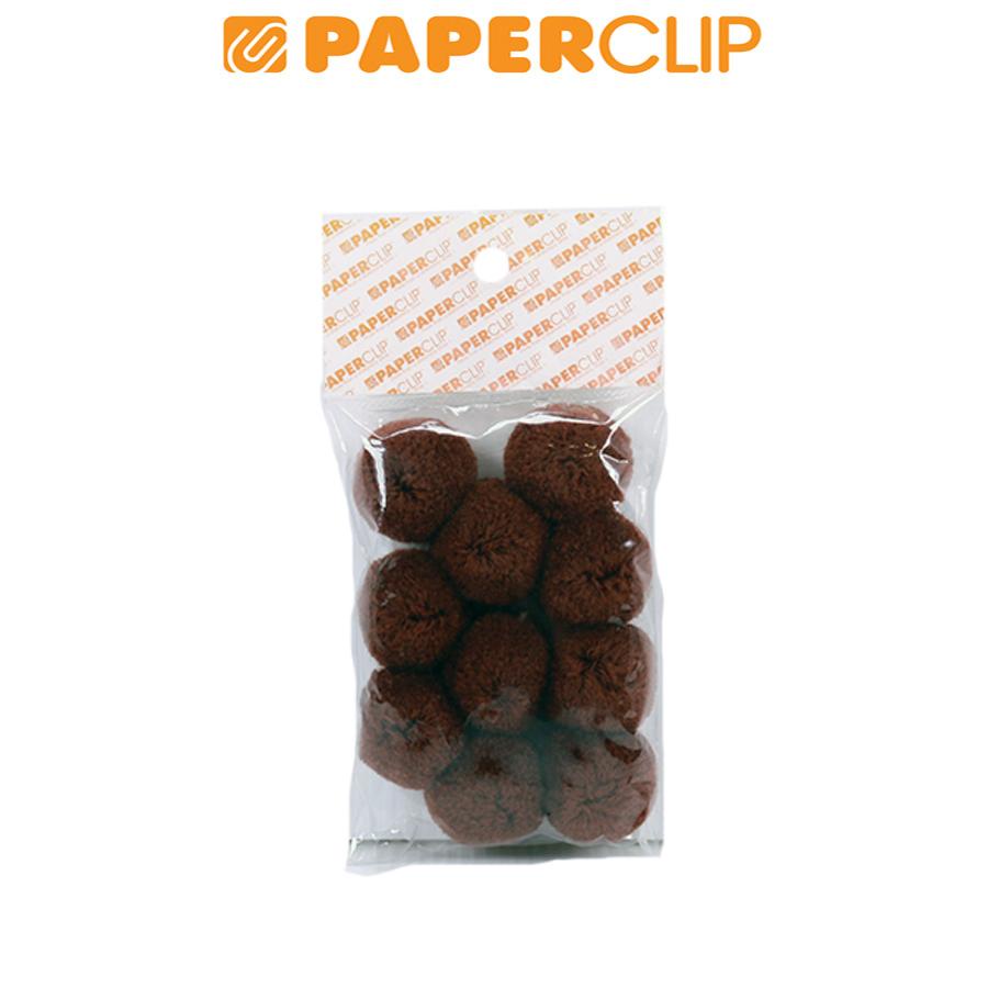 

POM POM WOL KUMIS BROWN 25MM