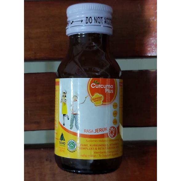 Curcuma Plus Support Appetite 60 ML / Nafsu Makan / Daya Tahan Tubuh