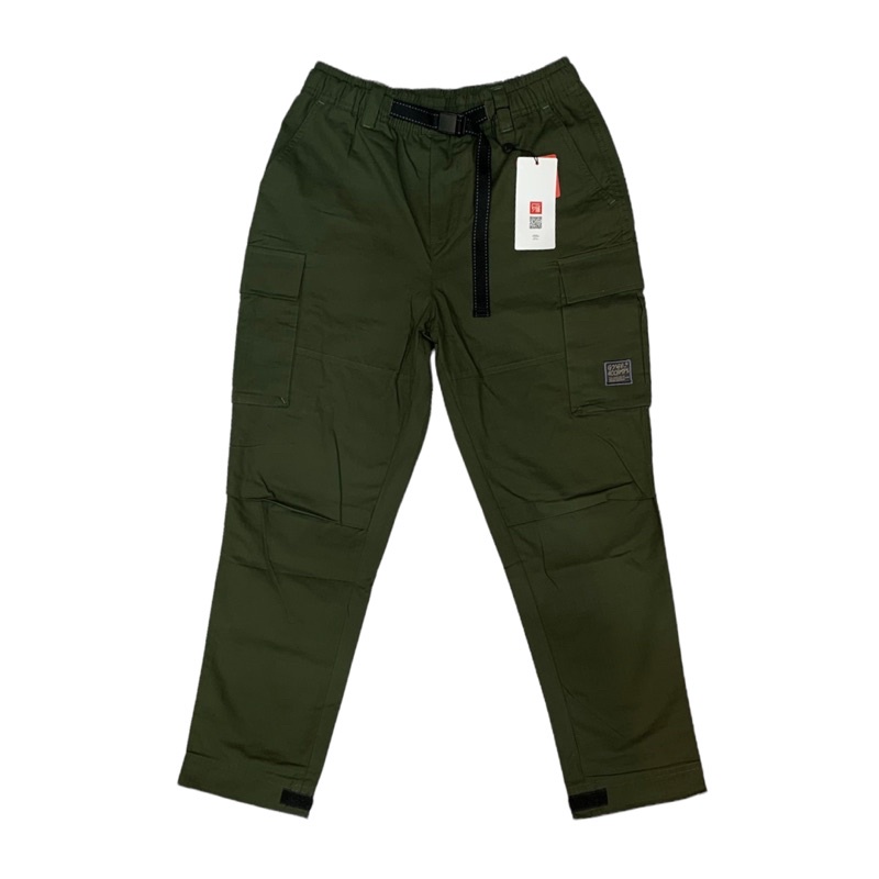 GIGGS - CELANA PANJANG CARGO RIPSTOP OLIVE DISTRO/FASHION SLIM FIT