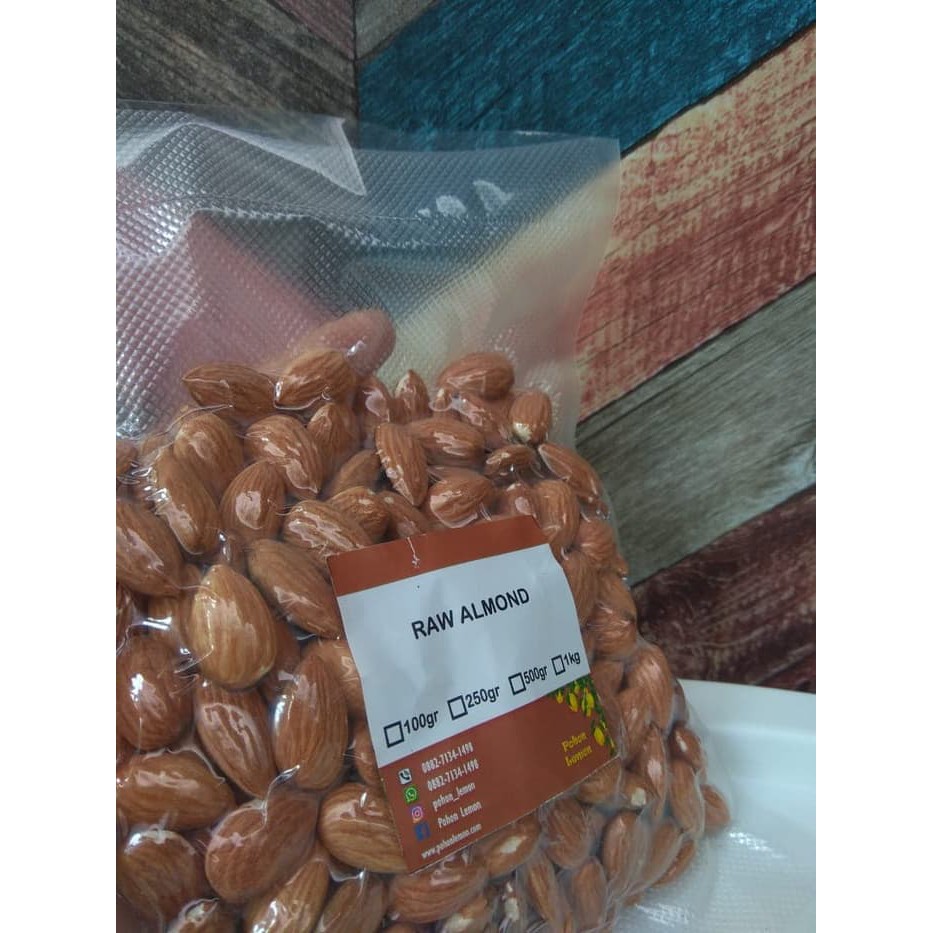 

Raw Almond / Almond Mentah 500 gr *Pekanbaru*