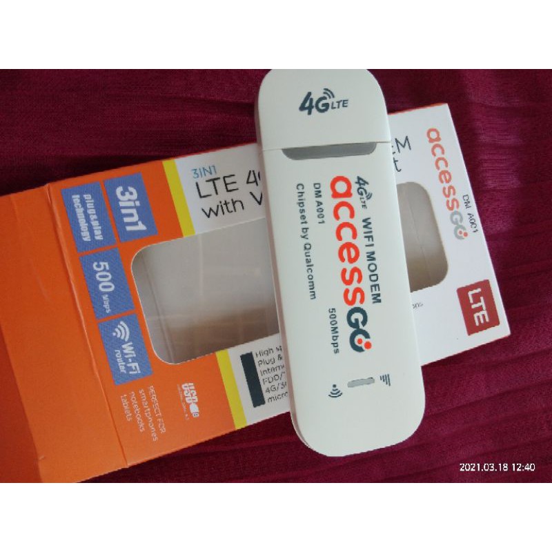 (BISA COD) MODEM WIFI ACCESSGO DM A001 UP TO 500MBPS