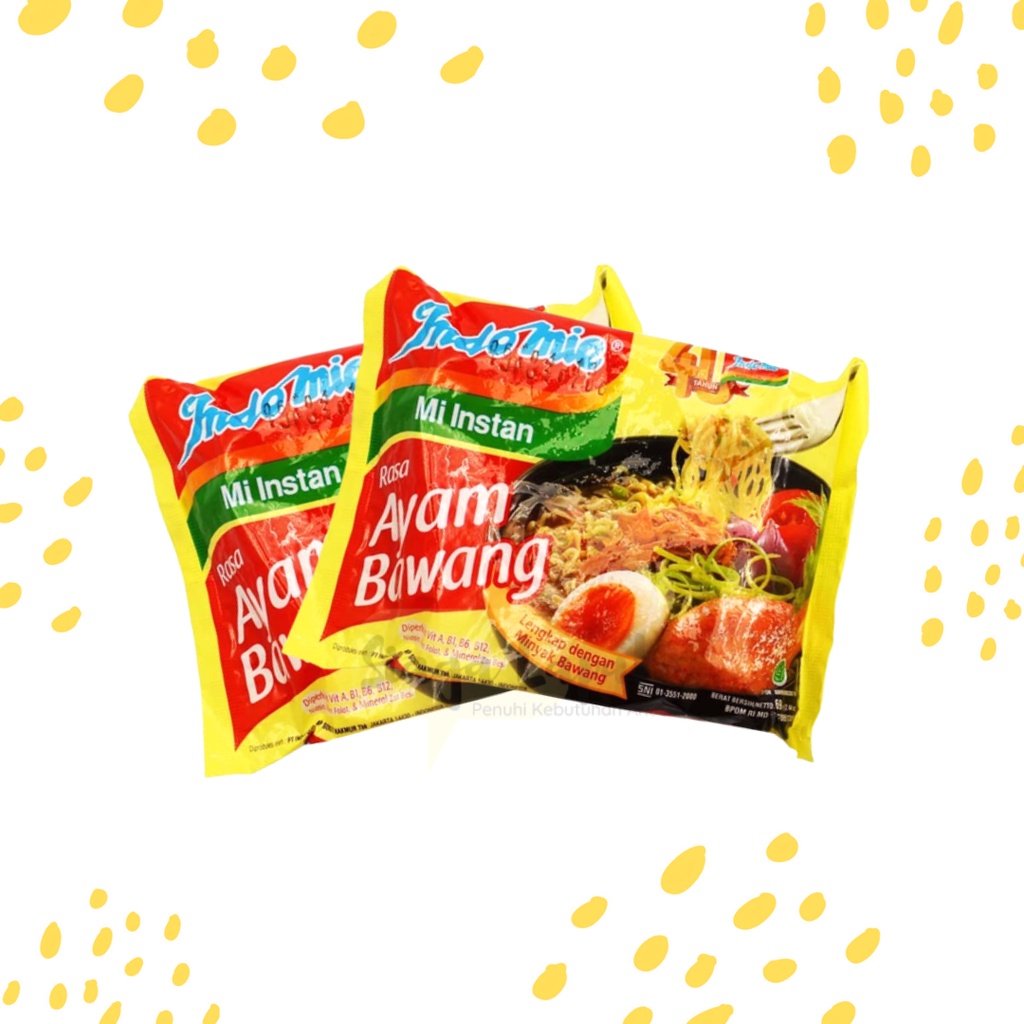 Indomie Ayam Bawang Mie Kuah 1pcs - Indomi Mie Instan