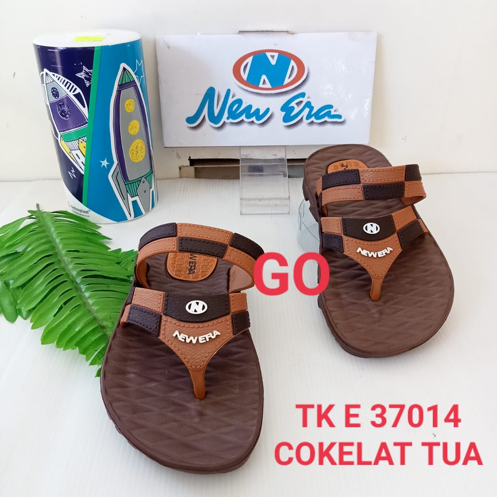 gof NEW ERA TK.E 37014 Sandal Jepit Karet Anak Laki-Laki Sendal Casual Sehari-Hari Anak Cowok