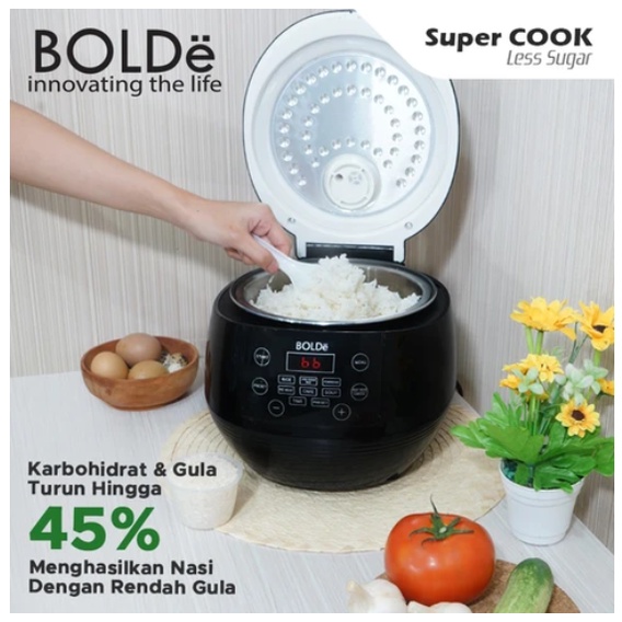 bolde super cook less sugar 1 liter Low Carbo 400 Watt