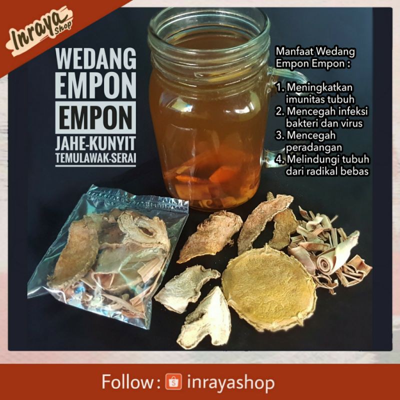 Wedang Empon Empon Jamu Godokan Rebusan Rimpang Jsr Shopee Indonesia