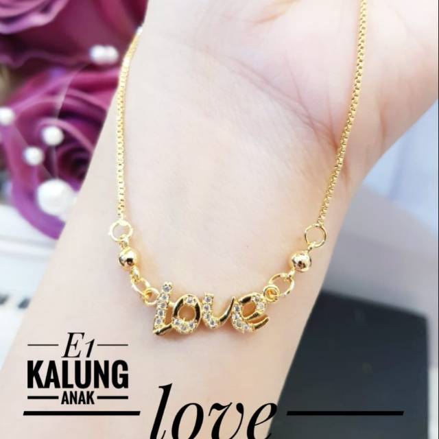 Xuping kalung anak lapis emas 18k 2657j