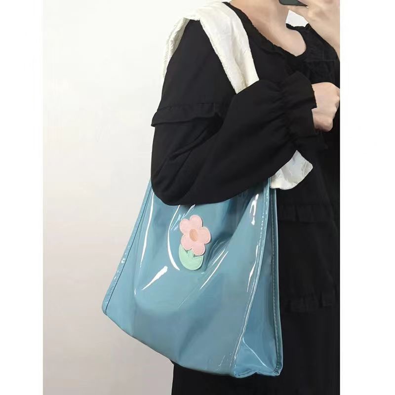 PINK MALL  Korea Tote Kulit /Tas Selempang Tas HandbagImport Tas Fashion/Baru 2022