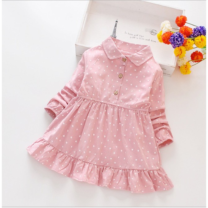 POLKADOT DRESS - PINK