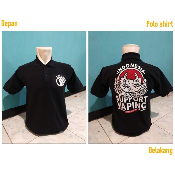 kaos kerah/polo shirt/baju keren VAPE INDONESIA