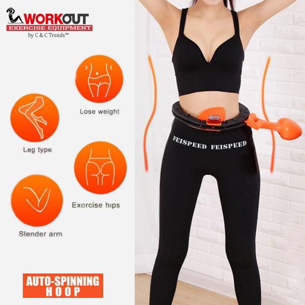 Intelligent Hula Hoop Hulahoop Pengecil Perut Alat Fitness Cerdas