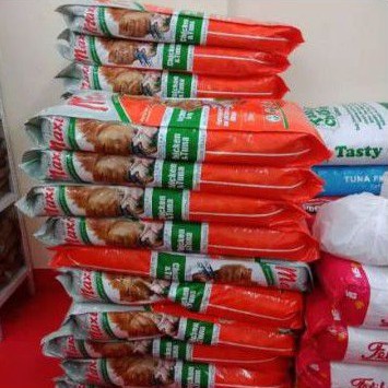 Makanan Kucing Promo Maxi Cat Food Chiken &amp; Tuna 5kg Repack - Maxi Cat Adult &amp; Kitten 5kg Repack