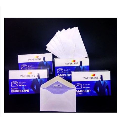 [BUWUH] - Amplop PAPERLINE (per dos) isi 100 tebal 80 gsm