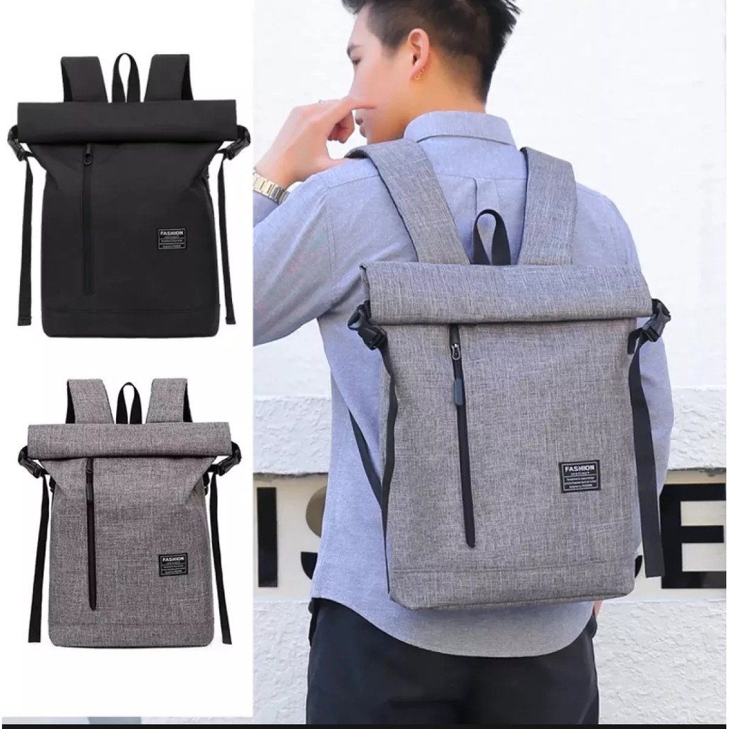 Tas Rolltop Backpack Pria