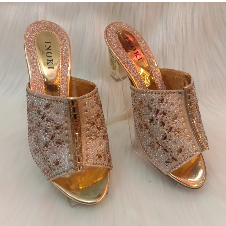 SANDAL PESTA WANITA 5 CM / SENDAL KONDANGAN SESERAHAN MEWAH HEELS PLATFORM