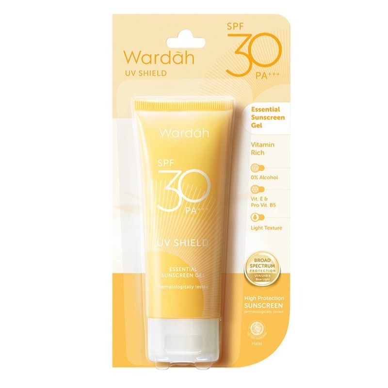 WARDAH UV Shield Essential Sunscreen Gel SPF 30 PA+++ 40ml