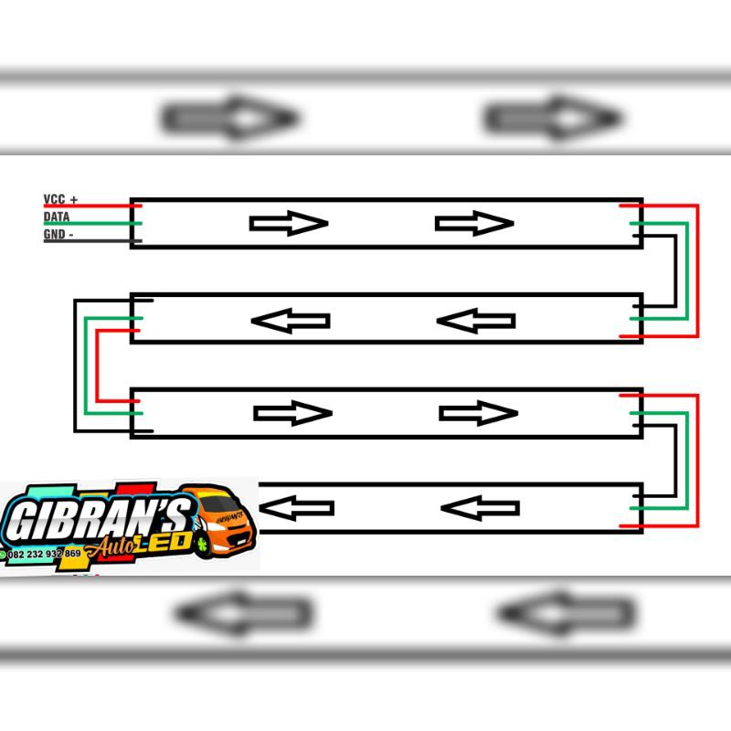 MODUL STROBO WAVE GELOMBANG  ISIAN PROMINI