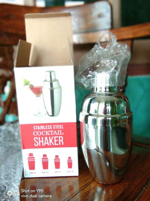 Shaker Cocktail Stainless / Shaker Minuman - 550ml