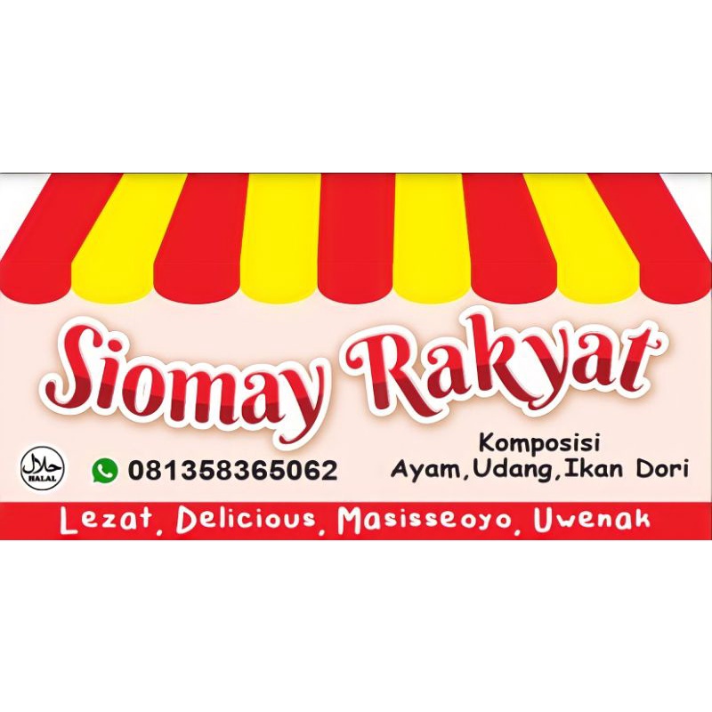 

Siomay HALAL (Ayam+Udang+ikan Dori)