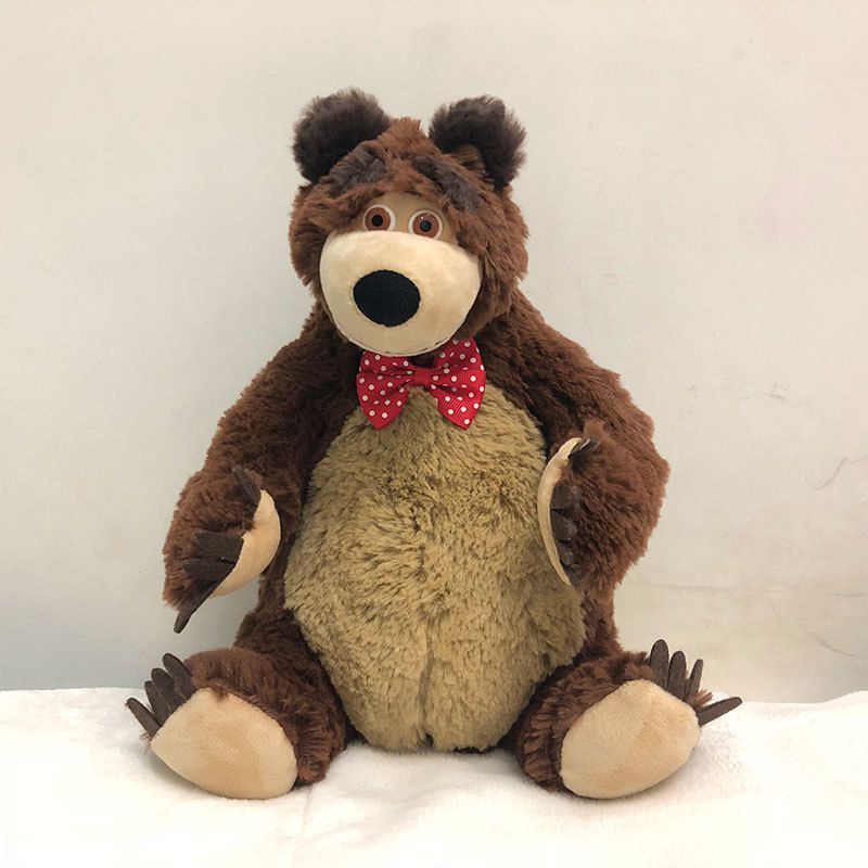 [available] Cute Russia Bears Plush Stuffed Doll Masha and the Bear Baby Children Plush Toy Gift