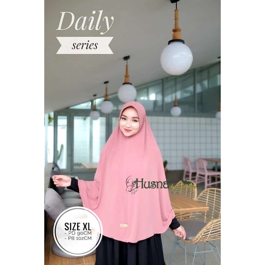 HIJAB HUSNA | Hijab DAILY (XL) Jersey - BERGO HUSNA - JILBAB HUSNA - HIJAB HUSNA - KERUDUNG HUSNA - 