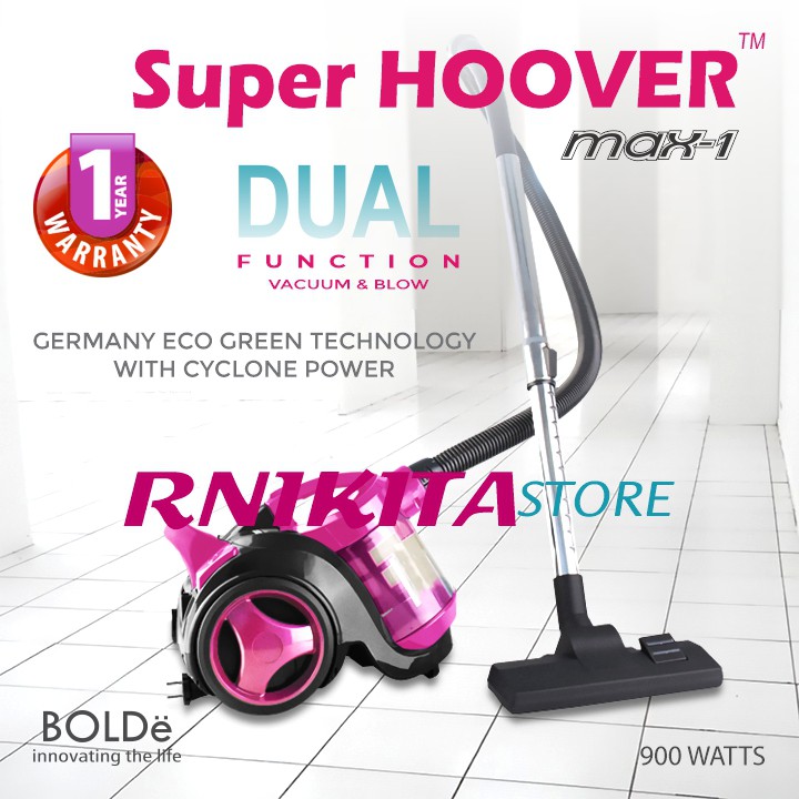 BOLDe MAX ONE - Super Hoover Cyclone Vacuum Cleaner 2 in 1