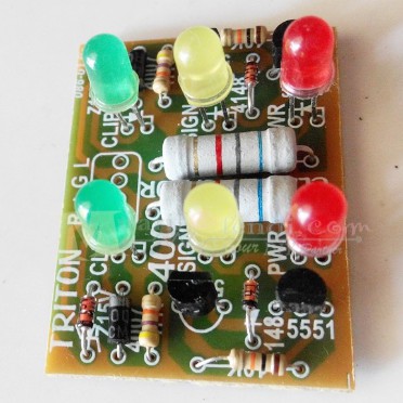 power clip indikator amplifier stereo