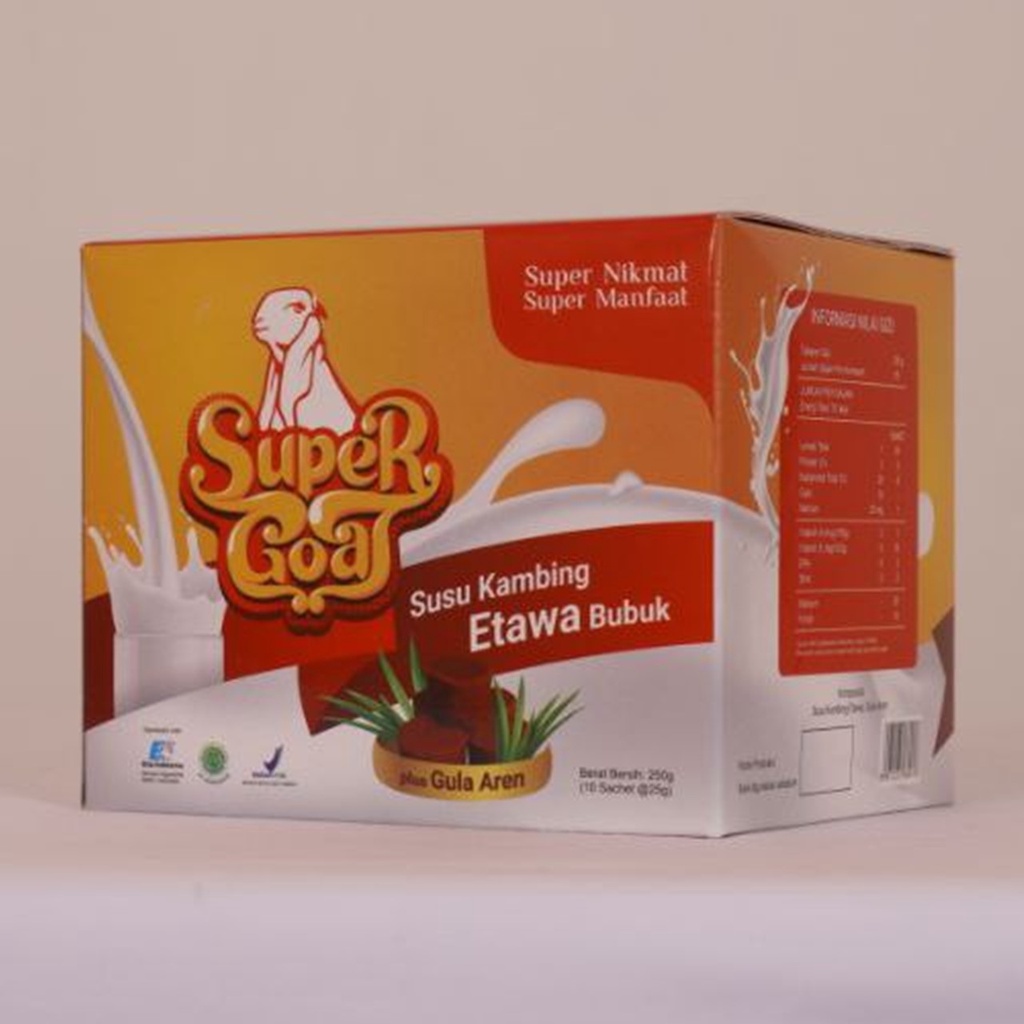 

Supergoat, Susu Kambing Etawa Bubuk dengan Gula Aren