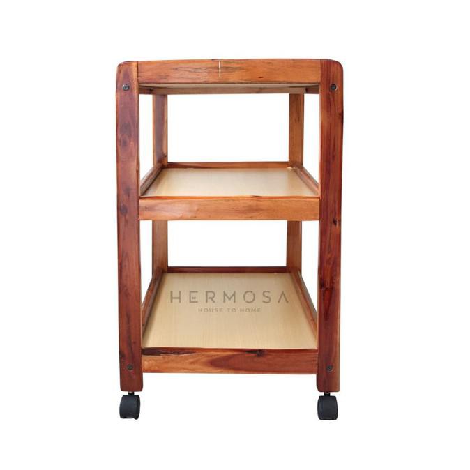 Meja Rak Dorong Tv 3 Susun/ Rak Serbaguna 3 Susun Manikawelashop