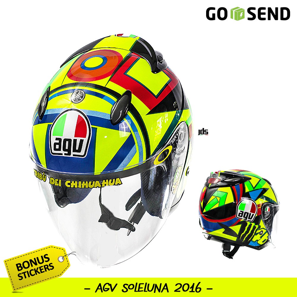 Koleksi Stiker  Helm  Rossi Fullstiker