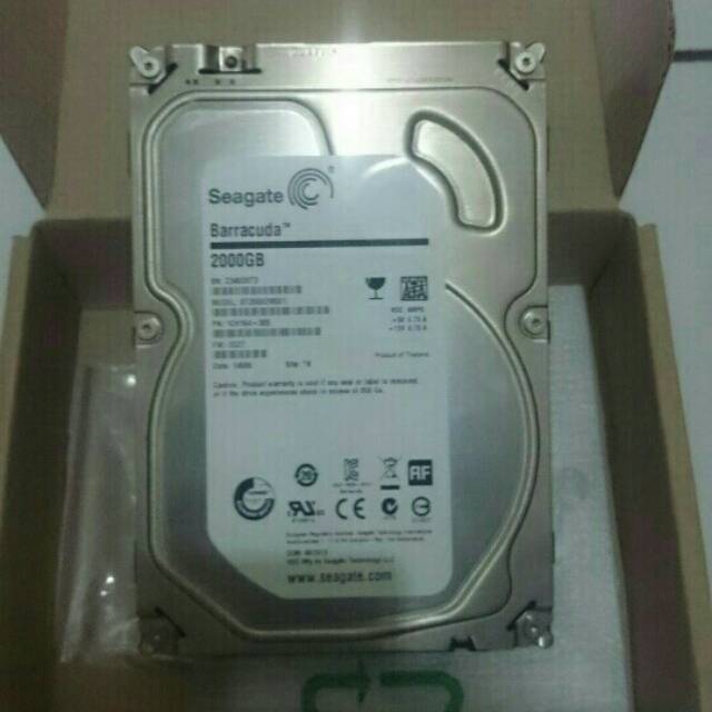 HDD / Hardisk Seagate Barracuda 2000GB / 2TB second OK
