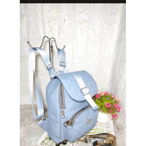 Ransel Korean Full Bordir Mini Terlaris Uk25X18X8CM