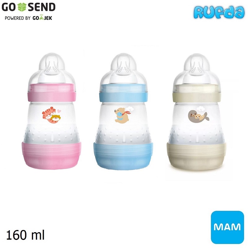 MAM Botol Susu 160ml Easy Start Anti Colic Baby Bottle BPA Free