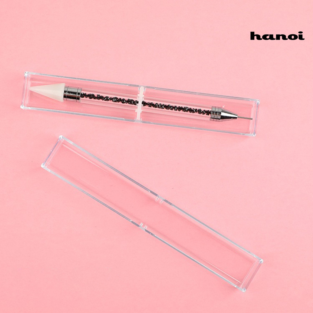 Pena Bor Doting Kepala Ganda Bahan Akrilik Untuk Dekorasi Manicure