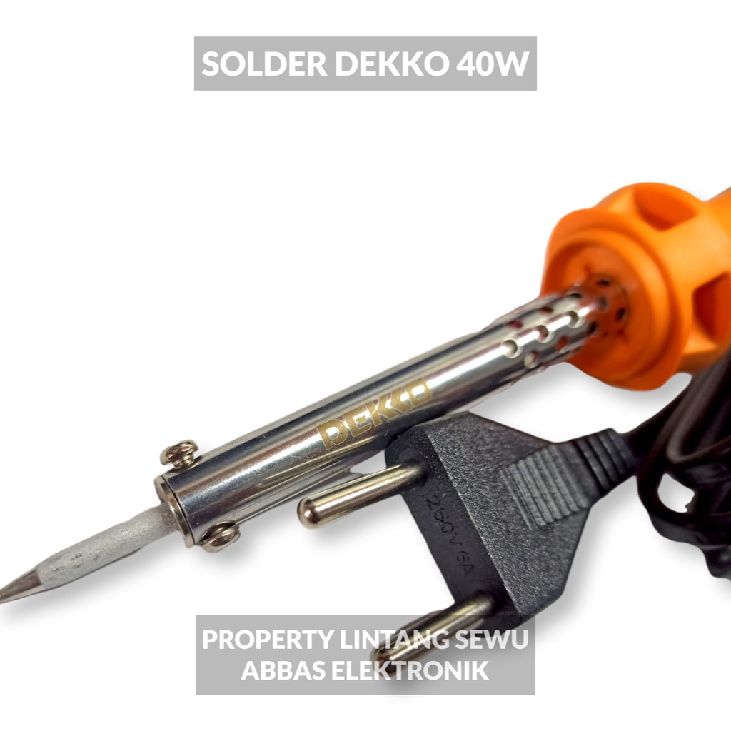 SOLDER DEKKO 40W SOLDERING IRON 40W DEKKO