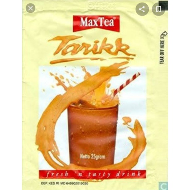 

teh tarik max tea isi 10 sachet