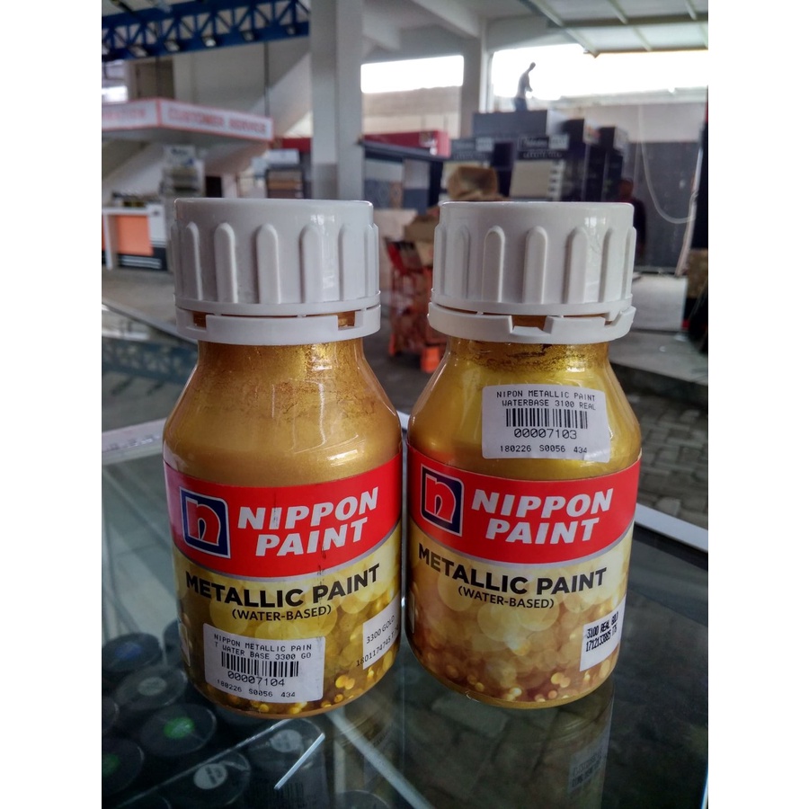 NIPPON Metallic Paint Water Base 300ml / Cat Warna Emas
