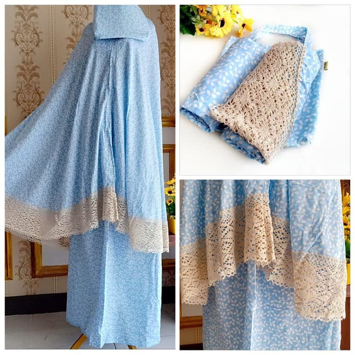 MY MUKENA DEWASA KATUN JEPANG RENDA PREMIUM TERBARU