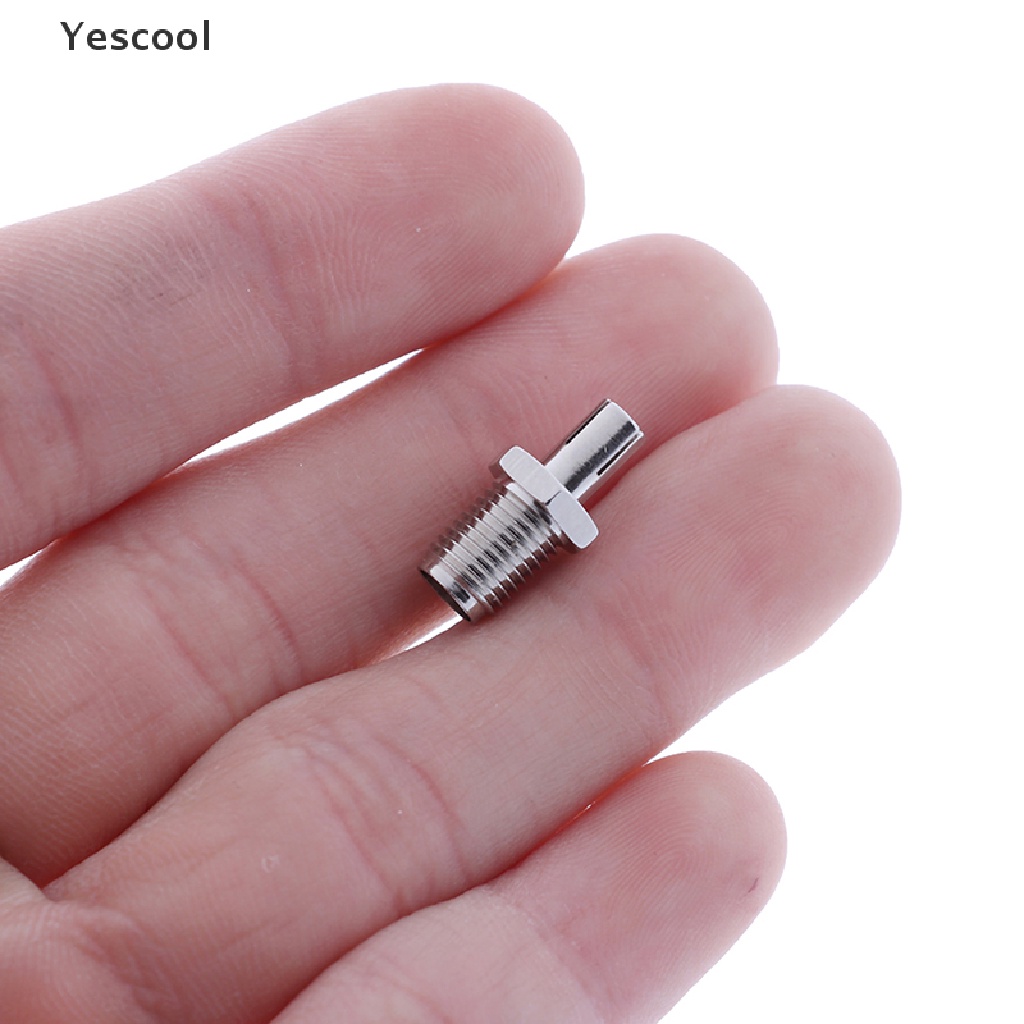 Yescool 2pcs Adapter Konektor Jack SMA Female Ke TS9 Male RF Coaxial