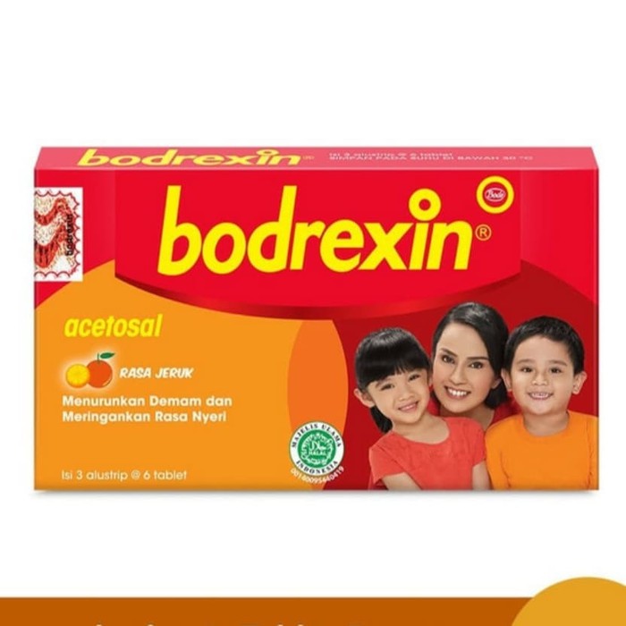 Obat Demam Turun Panas Anak BODREXIN TABLET