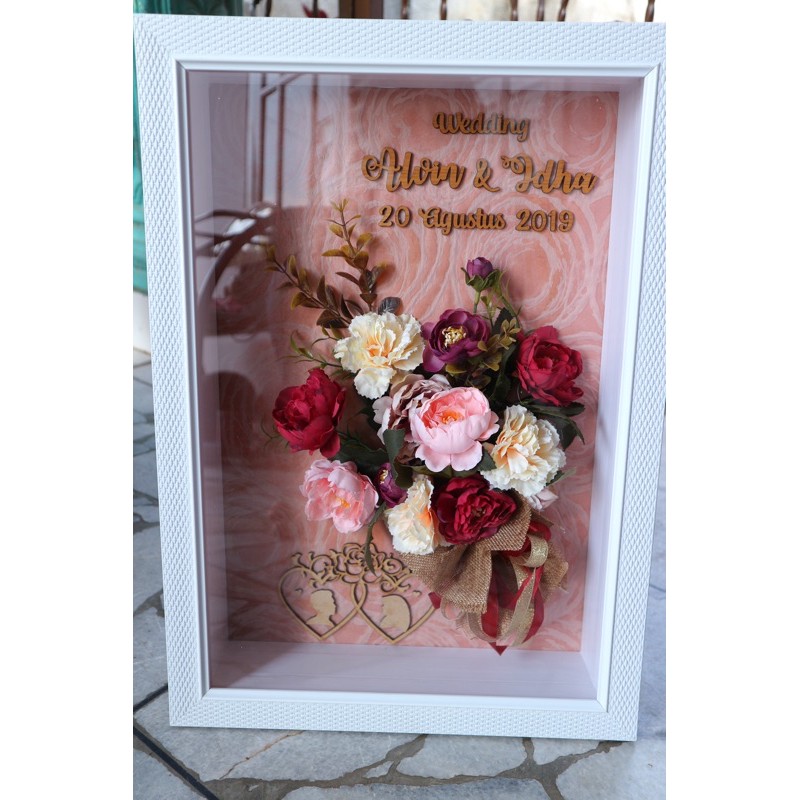 mahar 3d / mahar cantik / mahar pernikahan / figura mahar